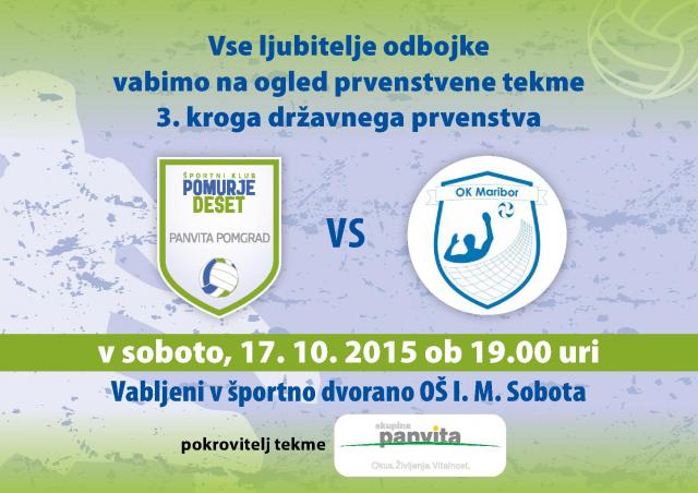 1.DOL 3. krog Panvita Pomgrad vs. OK Maribor