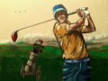 Ena zadnjih Dolinškovih slik: »Golfist«