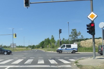 Prometna nesreča se je zgodila v semaforiziranem križišču na ormoški obvoznici