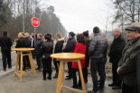Odprtje prenovljene ceste v Borecih