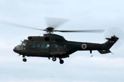Na pomoč ob Muri je prispel helikopter Slovenske vojske