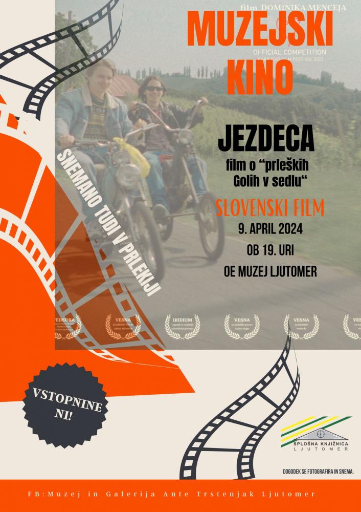 MUZEJSKI KINO - JEZDECA (slovenski film) v OE Muzej