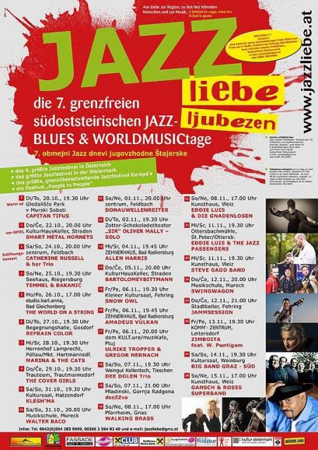 Čezmejni džez festival JAZZliebe/ljubezen 2015