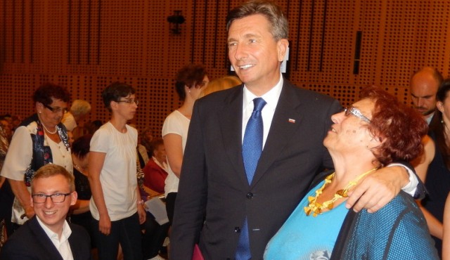 Borut Pahor in Katica Cupar