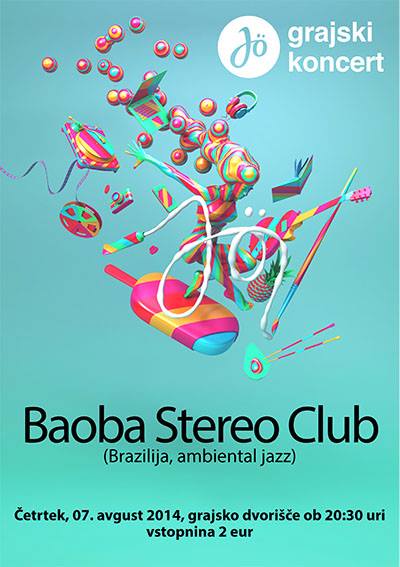 Grajski koncert: Baoba stereo club + Mauricio Takara (Brazilija)