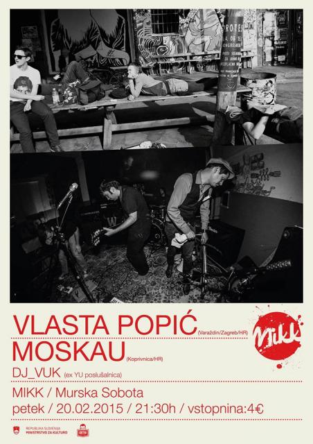 Klubski koncert: VLASTA POPIĆ & MOSKAU