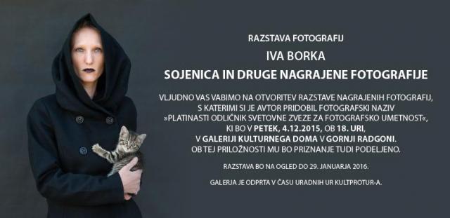 Odprtje fotografske razstave Sojenica in druge nagrajene fotografije Iva Borka