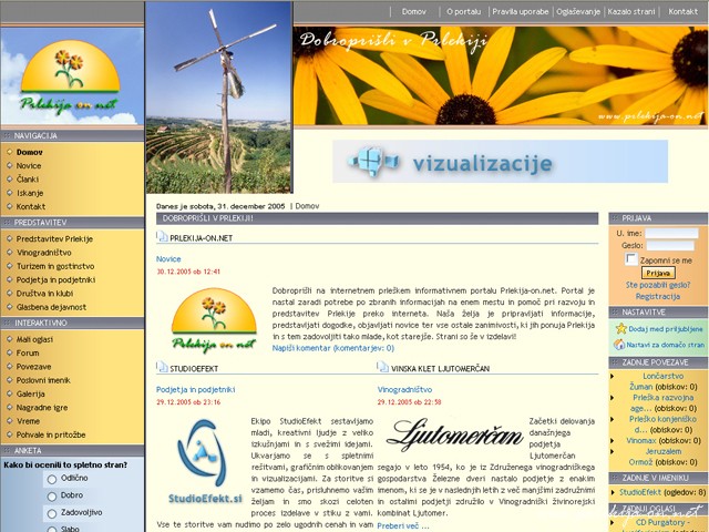 Prlekija-on.net 2005-2008