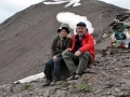 avtor slik z ženo na prelazu GONGMAR n.m.v. 5250m HIMALAJA Indija