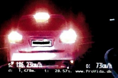 Na razdalji 1.478 metrov je vozil s povprečno hitrostjo 186,23 km/h, foto: PPP Maribor
