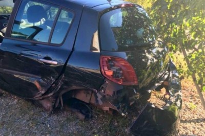 Prometna nesreča v Podgradu, foto: PGD Gornja Radgona