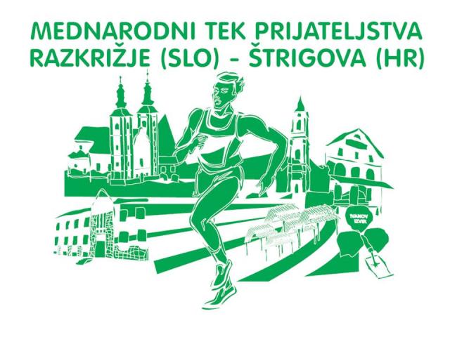 12. mednarodni tek prijateljstva Razkrižje (SLO) - Štrigova (HR)
