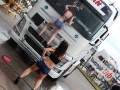 Pranje kamiona na 5. Truck show mitingu