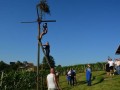 Postavljanje klopotca na obrobju Cerkvenjaka