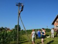 Postavljanje klopotca na obrobju Cerkvenjaka