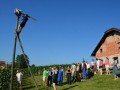 Postavljanje klopotca na obrobju Cerkvenjaka