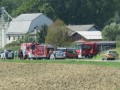 Požar traktorja v Logarovcih
