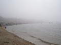 14. september: Peti dan megleno na plaži