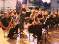 Pihalni orkester KUD Muzika Križevci v vaškem jedru