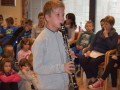 Na klarinet je zaigral petošolec Nino Klemenčič