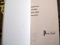 Prva stran pesniške zbirke iz leta 1953