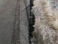 Poškodbe ceste na Juršovki
