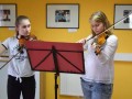 Duo violin: Špela Povalej in Katarina Rantaša