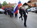 Razvitje mladinskega prapora in blagoslov vozila