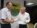 Podpis pogodbe za rekonstrukcijo ceste v Bučečovcih