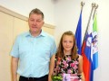 Sprejem učencev OŠ Sv. Jurij ob Ščavnici