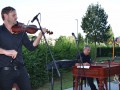 Duet: Violinist Samo Budna in cimbalist Andi Sobočan