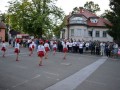 Nastop mažoretk iz Bakovec pred prihodom pohodnikov