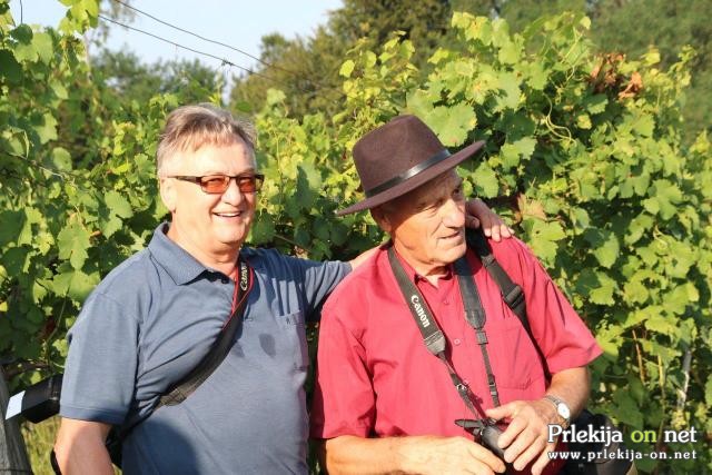 Postavljanje klopotca v Steyerjevem vinogradu