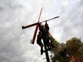 Postavljanje klopotca pri Škedenj baru