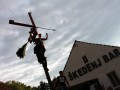 Postavljanje klopotca pri Škedenj baru