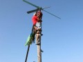 Postavljanje klopotca v Steyerjevem vinogradu