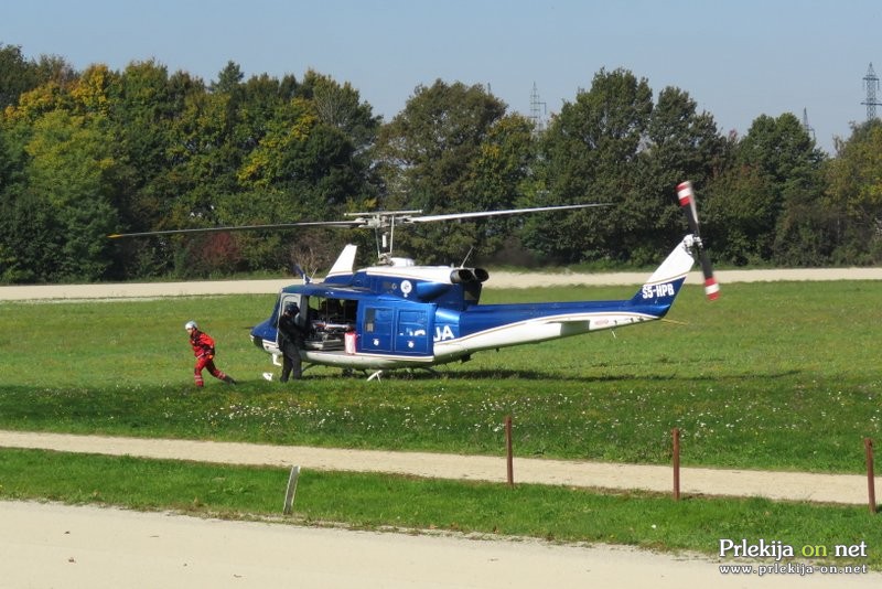 Posredovanje helikopterja v Ljutomeru