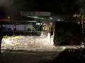 Požar na avtobusni postaji