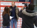 Snemanje prispevka o študentskemu prvenstvu Univerze v Ljubljani o curlingu