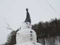 Veliki sneženi mož v Trnovcih