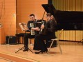 Harmonikarski duo: Olga Radolič in Viktor Malec