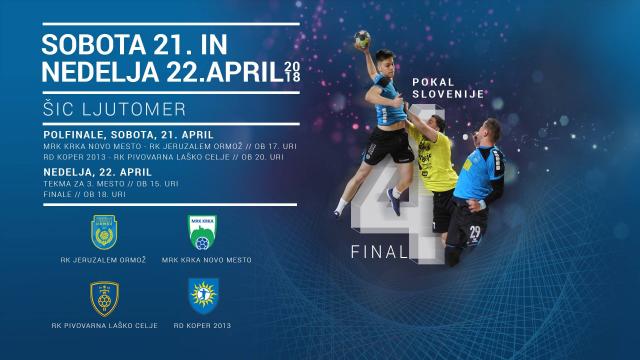 Final Four, Rokometni pokal Slovenije 2018