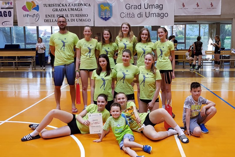 Mlajše kadetinje ŽOK Sobota v Umagu