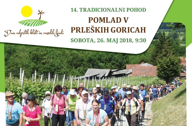 14. pohod Pomlad v prleških goricah - Dan odprtih kleti in veselih ljudi