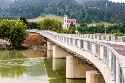 Obnovljen most v Vuhredu