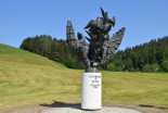 Spomenik »Svobodi in miru« na Poljani od leta 1985 dalje