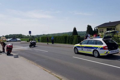 Trčenje motornih koles, foto: PGD Gornja Radgona