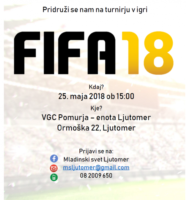 Turnir v igri FIFA in igre s kartami