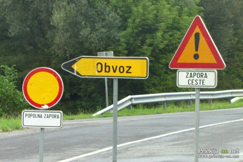 Zapore cest bodo trajale od jutra do popoldneva v soboto, 18. maja Zapore cest bodo trajale od jutra do popoldneva v soboto, 18. maja