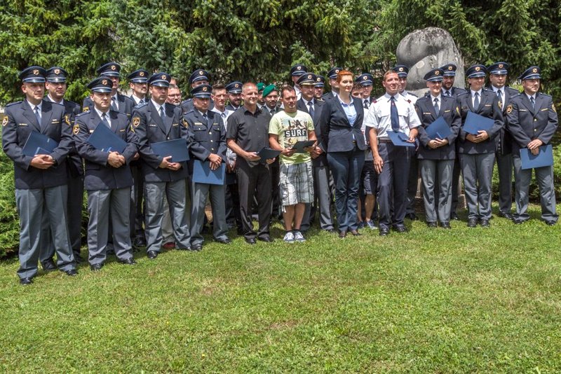 Prejemniki medalj, foto: Policija